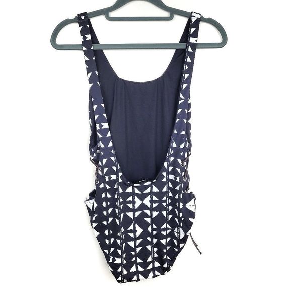 Dolce Vita Small Tribal Print One Piece Scoop Back Bathing Suit - Picture 2 of 7